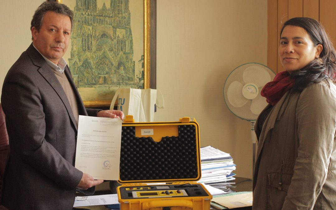 Facultad de Ciencias Forestales recibe equipamiento donado por el Servicio Alemán de Intercambio