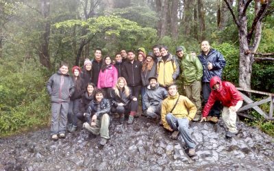 Estudiantes de Ingeniería en Conservación de Recursos Naturales realizaron gira en la zona sur de Chile y Argentina