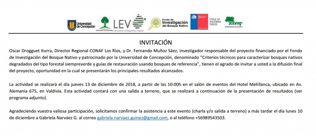 Criterios técnicos para caracterizar bosques nativos degradados del tipo forestal siempreverde y guías de restauración usando bosques de referencia