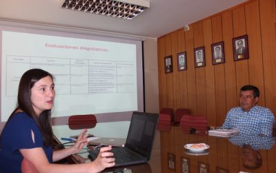 Docentes organizan bienvenida a los estudiantes de primer año de las 3 carreras de FCF