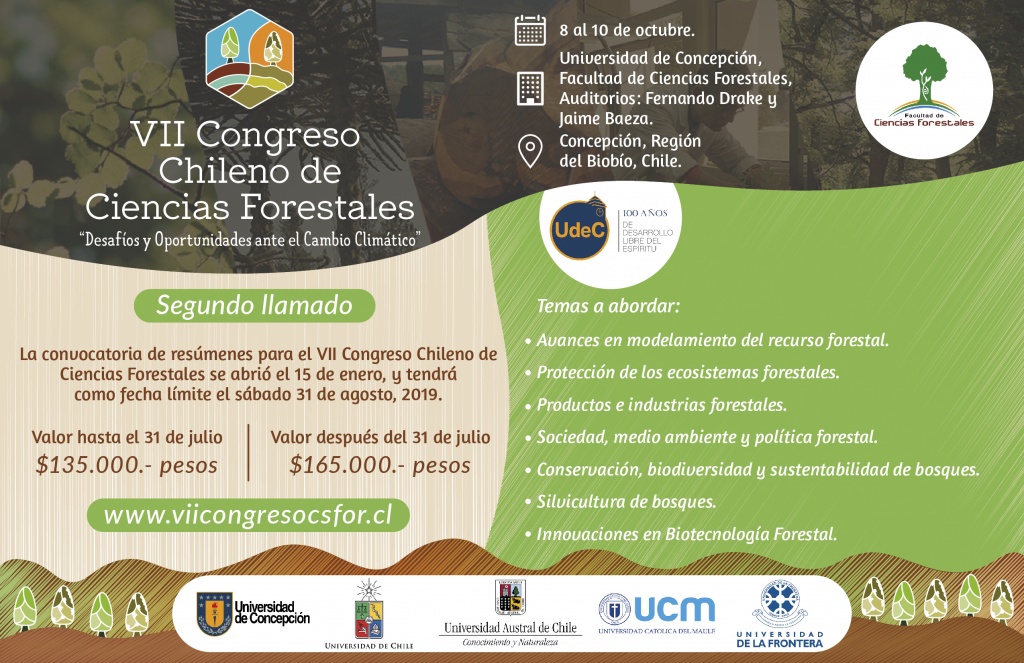 VII Congreso Chileno Ciencias Forestales UdeC