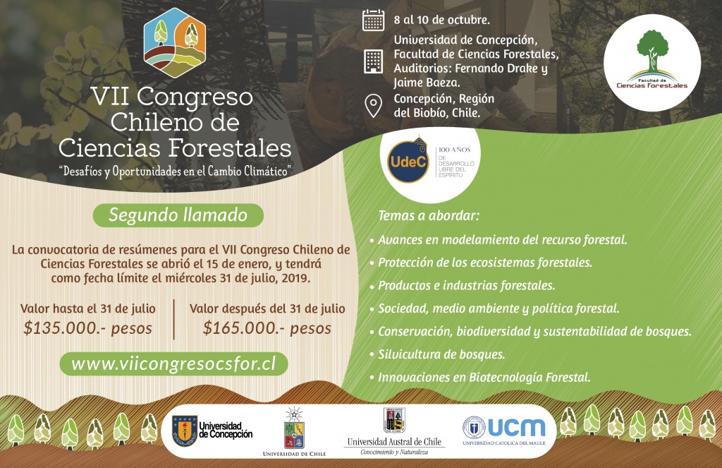 VII Congreso Chileno de Ciencias Forestales