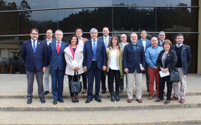 Académicos de la FCF compartieron desayuno con el Rector