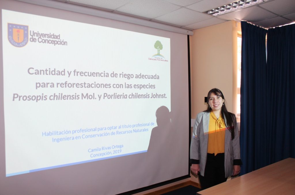 Camila Rivas es Ing. En Conservación de Recursos Naturales