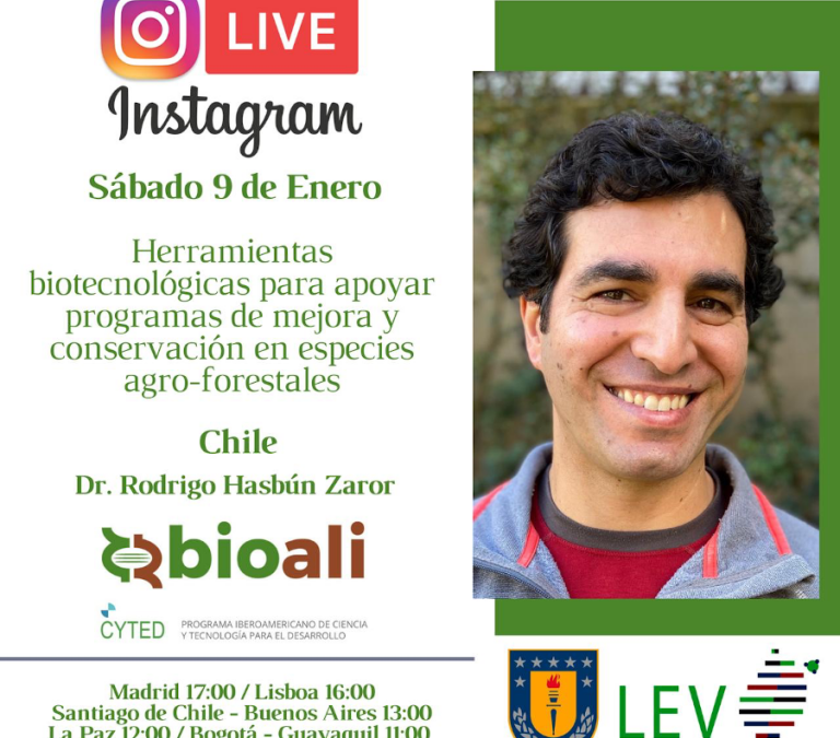 Dr. Rodrigo Hasbún presentará en red internacional BIOALI del Programa Iberoamericano de Ciencia y Tecnología para el Desarrollo