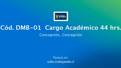 Departamento de Manejo de Bosques y Medio Ambiente llama a concurso público para Cargo Académico 44 hrs