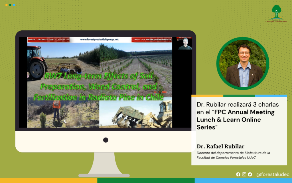 Dr. Rafael Rubilar realizará 3 charlas en el “FPC Annual Meeting Lunch & Learn Online Series”