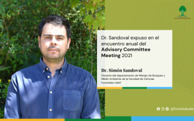 Dr. Simón Sandoval expuso en el Encuentro anual del PMRC Advisory Committee Meeting 2021