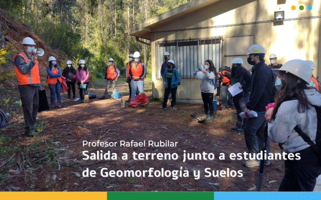 Profesor Rafael Rubilar realizó su salida a terreno junto a alumnos de Ciencias Forestales