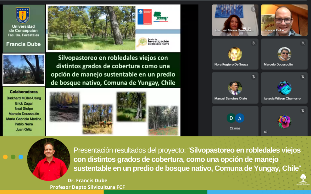 Resultados del proyecto de investigación del profesor Dr. Francis Dube, en la Comuna de Yungay