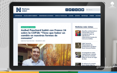 NOTICIAS UDEC: Aníbal Pauchard habló con France 24 sobre la COP26