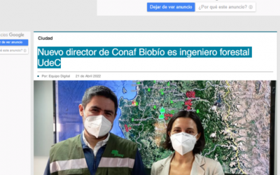 Nuevo director de Conaf Biobío es ingeniero forestal UdeC