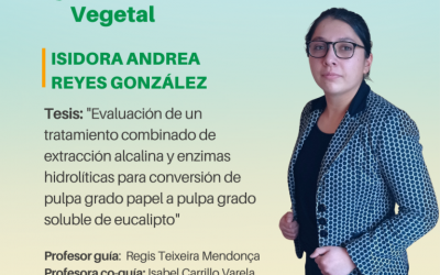 Isidora Andrea Reyes Gonzáles es nuestra nueva Ingeniera en Biotecnología Vegetal UdeC