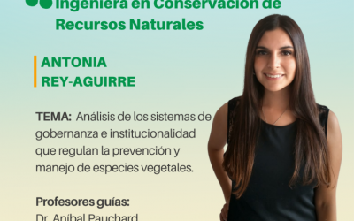 La Srta. Antonia Rey-Aguirre es nuestra nueva Ingeniera en Conservación de Recursos Naturales