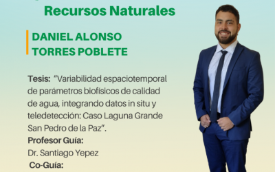 El Sr. Daniel Alonso Torres Poblete es nuestro nuevo Ingeniero en Conservación de Recursos Naturales
