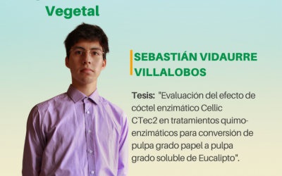 El Sr. Sebastián Vidaurre Villalobos es nuestro nuevo Ingeniero en Biotecnología Vegetal