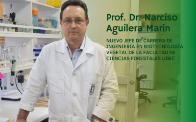 Dr. Narciso Aguilera María asume el cargo de Jefe de Carrera de Ingeniería en Biotecnología Vegetal