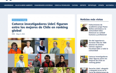 Catorce investigadores UdeC figuran entre los mejores de Chile en ranking global