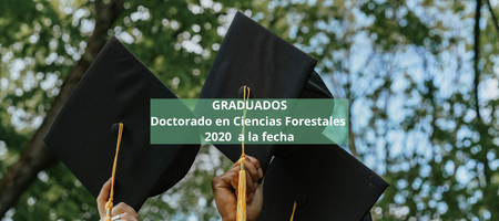 GRADUADOS Doctorado en Ciencias Forestales 2020 a la fecha