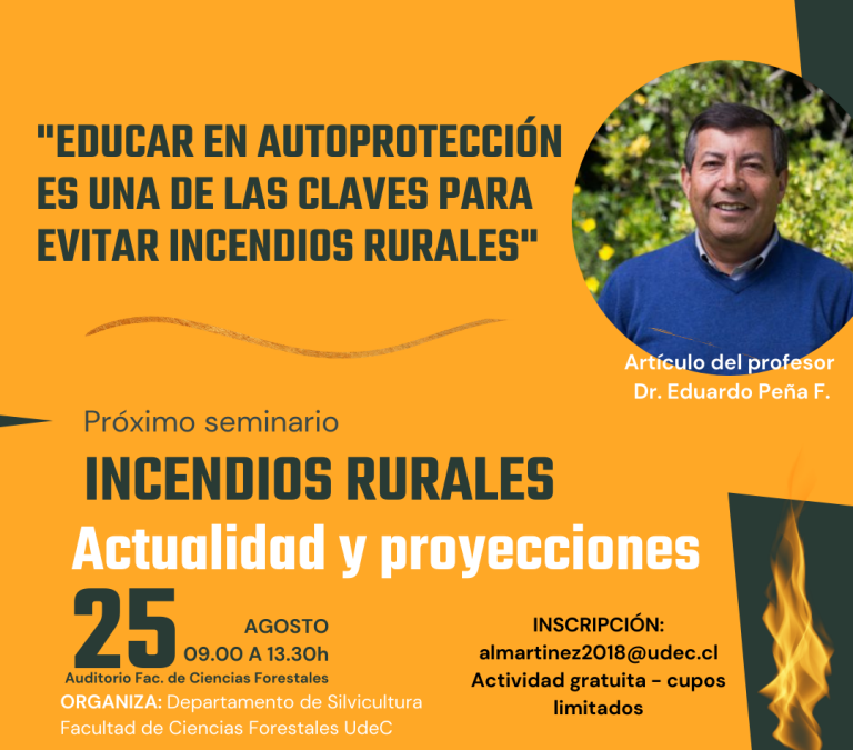 Educar en autoprotección es una de las claves para evitar incendios rurales