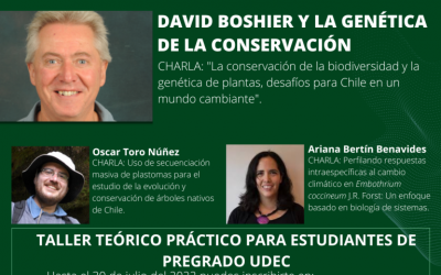 Participa en las próximas actividades que David Boshier realizará en la FCF-UdeC