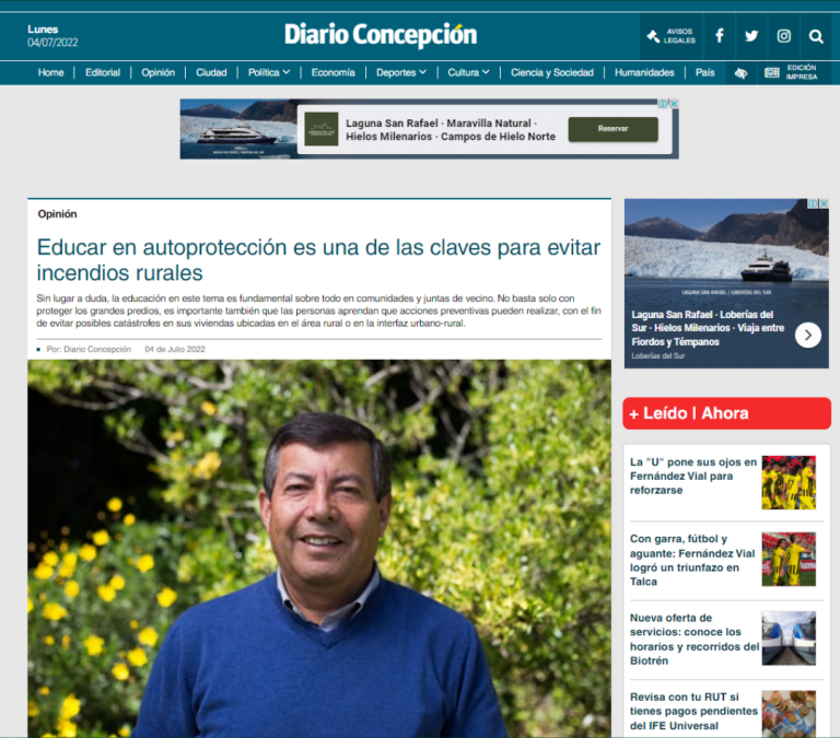 Educar en autoprotección es una de las claves para evitar incendios rurales