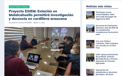 Proyecto ESIEM: Estación en Malalcahuello permitirá investigación y docencia en cordillera araucana
