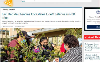 Diario Concepción: Facultad de Ciencias Forestales UdeC celebra sus 30 años