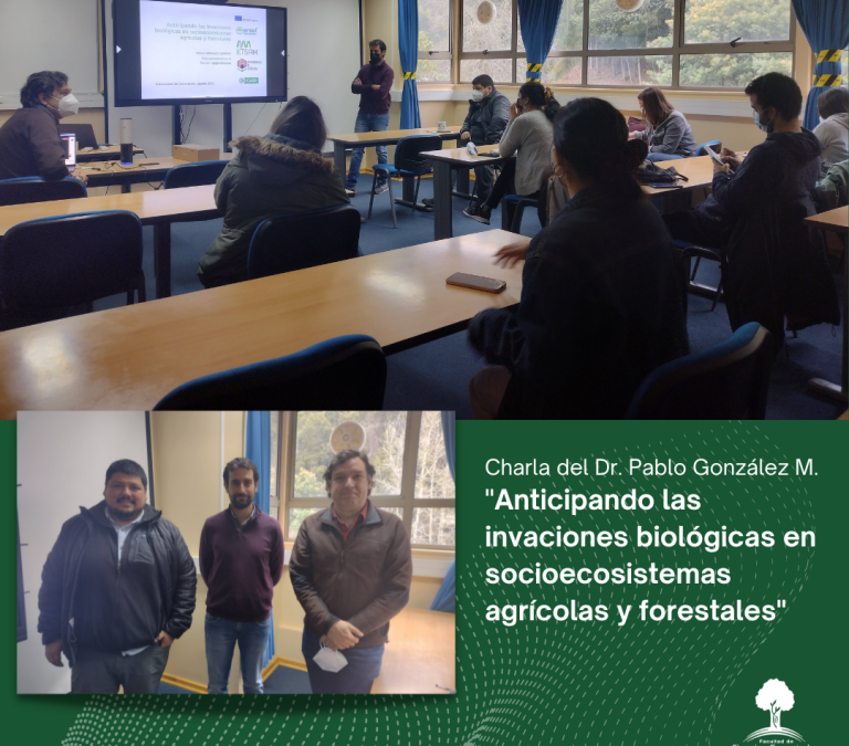 Charla del Dr. Pablo González en la FCF-UdeC