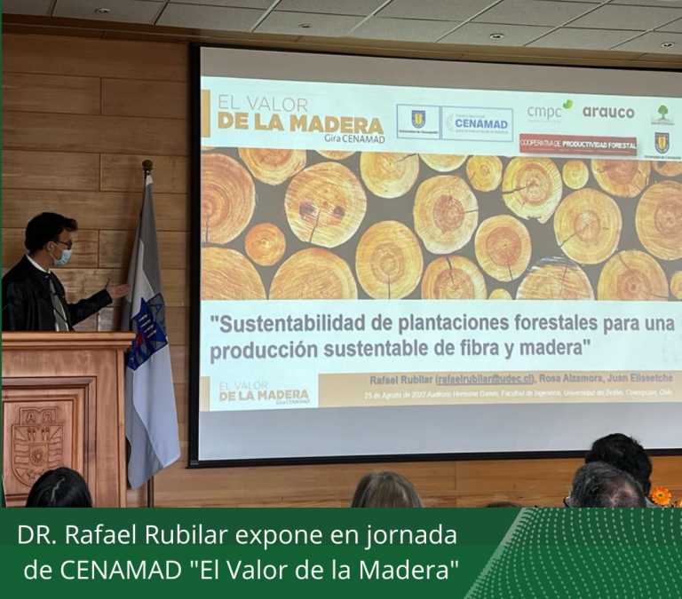 Dr. Rubilar expuso en “El Valor de la Madera”