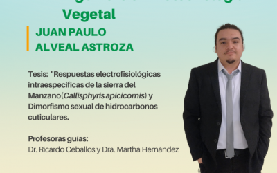 El Sr. Juan Paulo Alveal Astroza es nuestro nuevo Ingeniero en Biotecnología Vegetal UdeC