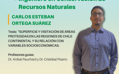 El Sr. Carlos Esteban Ortega Suárez es nuestro nuevo Ingeniero en Conservación de Recursos Naturales