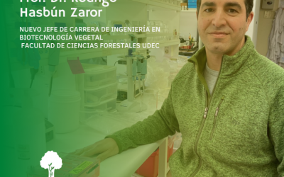 Dr. Rodrigo Hasbún Zaror asume el cargo de Jefe de Carrera de Ingeniería en Biotecnología Vegetal