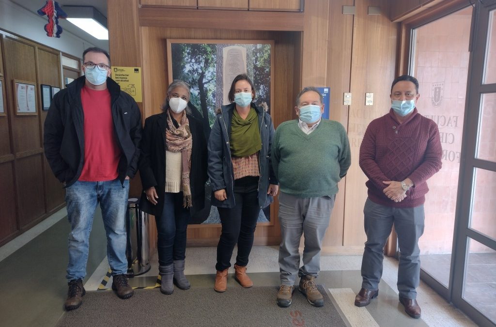 Delegación de cuatro investigadoras e investigadores brasileños,  realizará estadía científica en Facultad de Cs. Forestales UdeC
