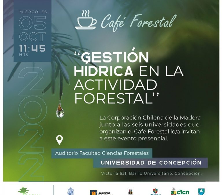 5 octubre, próximo Café Forestal en la UdeC