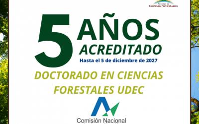 CNA-Chile acreditó por cinco años el Doctorado en Ciencias Forestales