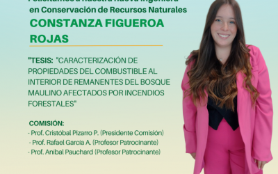 La Srta. Constanza Figueroa Rojas es nuestra nueva Ingeniera en Conservación de Recursos Naturales UdeC