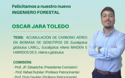 Oscar Jara Toledo es nuestro nuevo Ingeniero Forestal