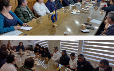 Decano de la Facultad se reúne con su equipo administrativo y de gestión