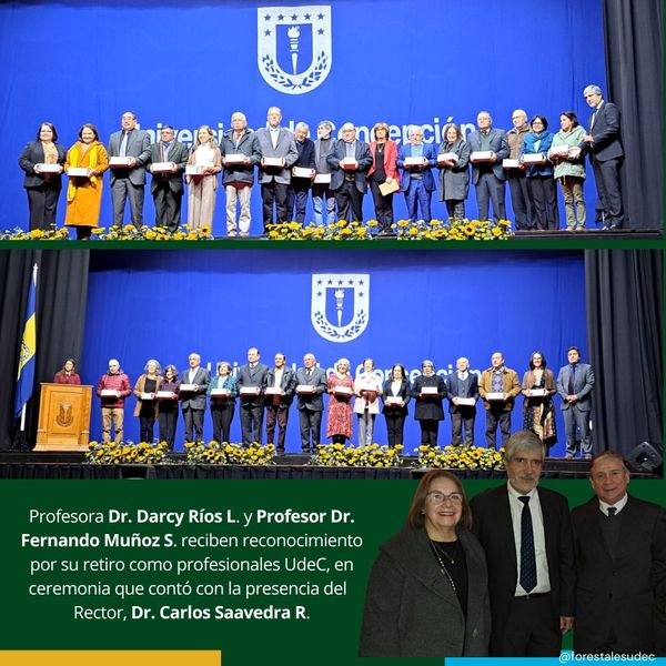 UdeC rindió un homenaje a los 371 trabajadores que se han acogido a retiro