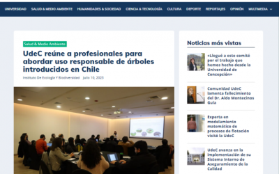 UdeC reúne a profesionales para abordar uso responsable de árboles introducidos en Chile
