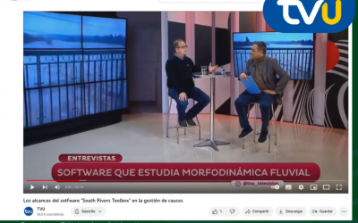 Entrevista de TVU: “Los alcances del sotfware “South Rivers Toolbox” en la gestión de cauces“