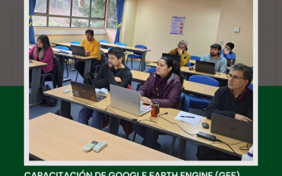 Capacitación de Google Earth Engine (GEE) con imágenes de radar para aplicaciones de hidrología y monitoreo forestal.