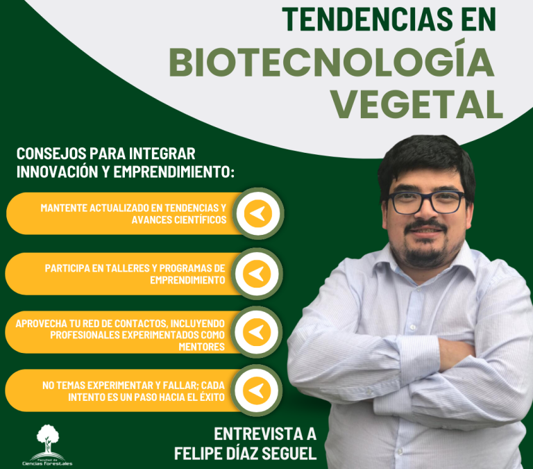 Tendencias en  Biotecnología  Vegetal, entrevista a Felipe Díaz Seguel