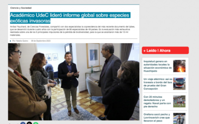 Académico UdeC lideró informe global sobre especies exóticas invasoras
