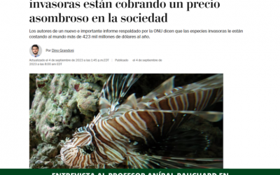 washingtonpost.com entrevista a profesor Aníbal Pauchard por su participación en #IPBES10