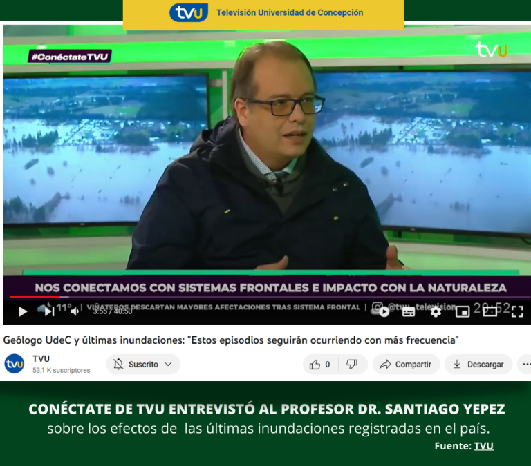 Dr. Santiago Yepez habla sobre las últimas inundaciones en TVU