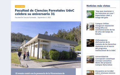 31° de la Facultad en Noticias UdeC