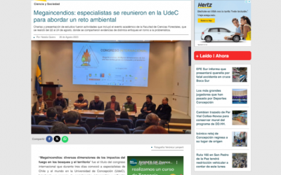 “Megaincendios: especialistas se reunieron en la UdeC para abordar un reto ambiental”