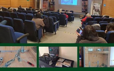 Charla de la empresa Rothoblass sobre nuevos sistemas de fijaciones y conectores para madera de ingeniería como el CLT